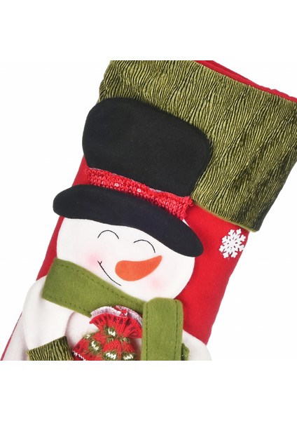 New Year Snowman Yılbaşı Hediye Çorabı 47 cm fırsatları