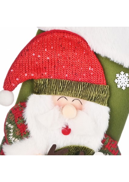 New Year Santa Yılbaşı Hediye Çorabı 47 cm indirimleri