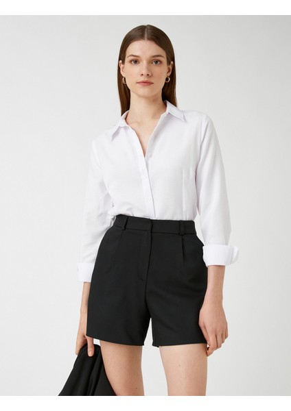 Basic Gömlek Uzun Kollu Dikiş Detaylı fiyatları