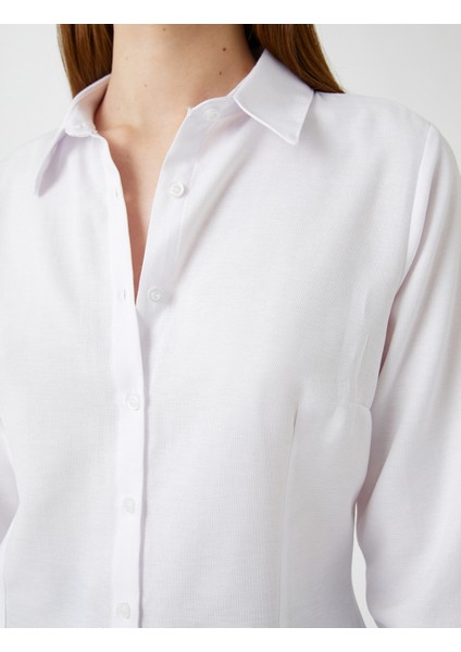 Basic Gömlek Uzun Kollu Dikiş Detaylı indirimleri