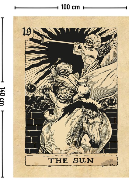 Tarot Kartı The Sun Duvar Örtüsü Halısı fiyatları