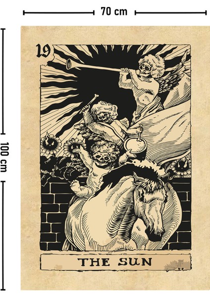 Tarot Kartı The Sun Duvar Örtüsü Halısı modelleri