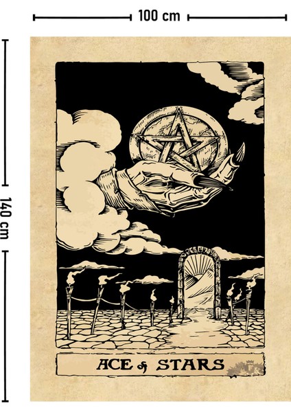 Tarot Kartı Ace Of Stars Duvar Örtüsü Halısı fiyatları
