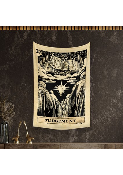 Tarot Kartı Judgement Duvar Örtüsü Halısı