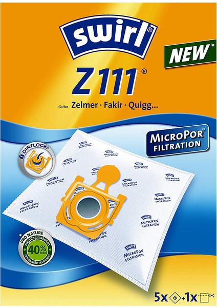 Z 111 Ecopor Zelmer, Fakir ve Quiggh Elektrikli Süpürgeler Için Elektrikli Süpürge Toz Torbası | Ecopor-Filter fiyatları