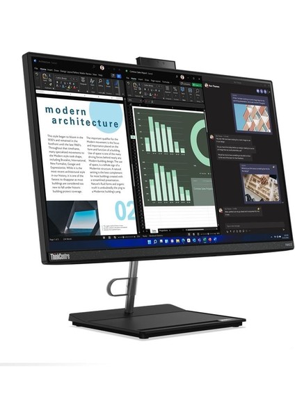 Thinkcentre Neo 30A Intel i7 1260P 8 GB 1 TB SSD Intel Iris Xe Graphics 23.8" FHD All In One Bilgisayar 12B0008JTX02