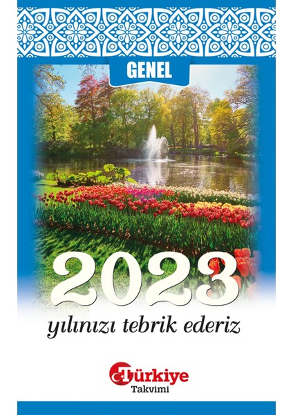 Türkiye Gazetesi Yayınları 2023 Türkiye Takvimi, Duvar Takvimi, Namaz Vakti, (2023 YILI TAKVİMİDİR!)