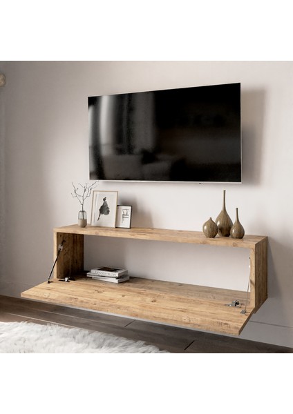 Delphin 100 cm Kapaklı Tv Ünitesi DLP12-A Çam fiyatları