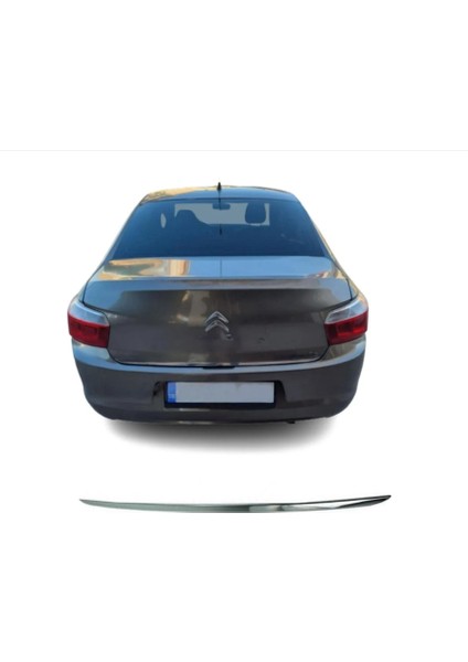 Citroen C-Elysee Krom Bagaj Alt Çıta Formlu 2012-2017 Arası Paslanmaz Çelik