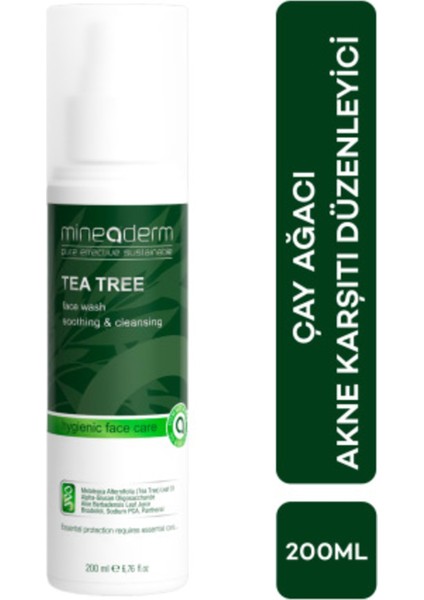 ve Sebum Düzenleyici Temizleme Jeli/tea Tree Face Wash