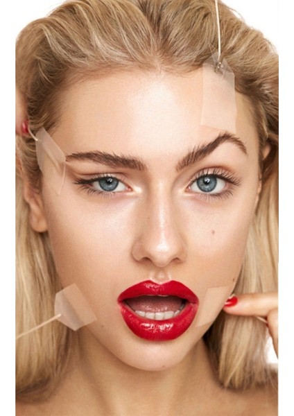 Pro Yüz Kaş Ipli Gerdirme Bantları 20 Adet (Ipleri Dahil) Krem Ipli 09895