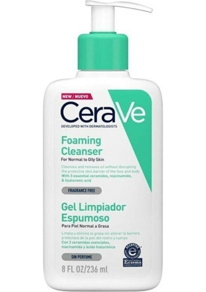 Cerave Foaming Cleanser Normal & Yağlıya Dönük Cilt