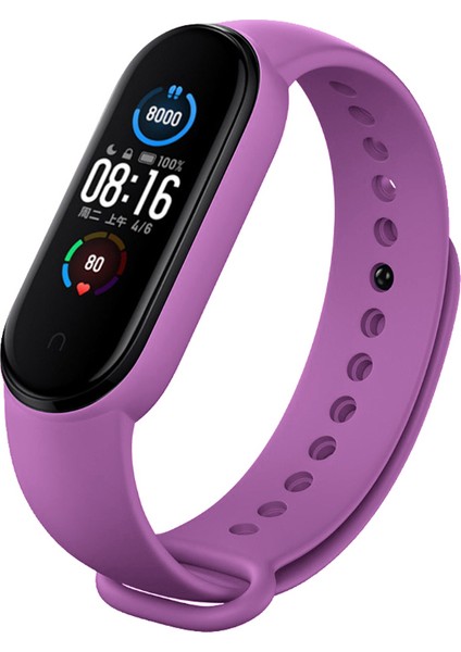 Mi Band 3 Mi Band 4 Tam Uyumlu Silikon Kordon