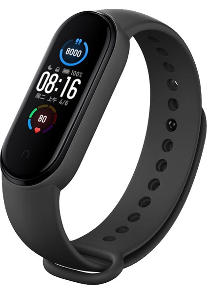Mi Band 3 Mi Band 4 Tam Uyumlu Silikon Kordon