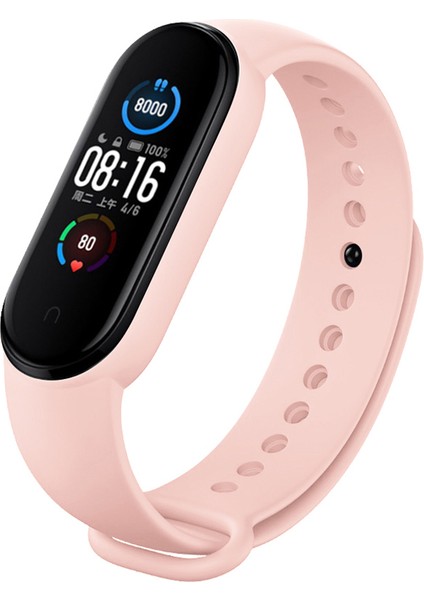 Mi Band 5 Mi Band 6 Mi Band 7 Tam Uyumlu Silikon Kordon