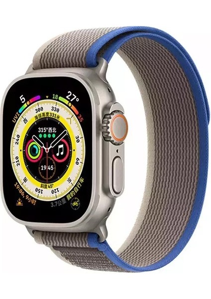 Apple Watch 49MM-45MM-44MM-42MM 1 2 3 4 5 6 7 8 Se Tam Uyumlu Trail Kordon