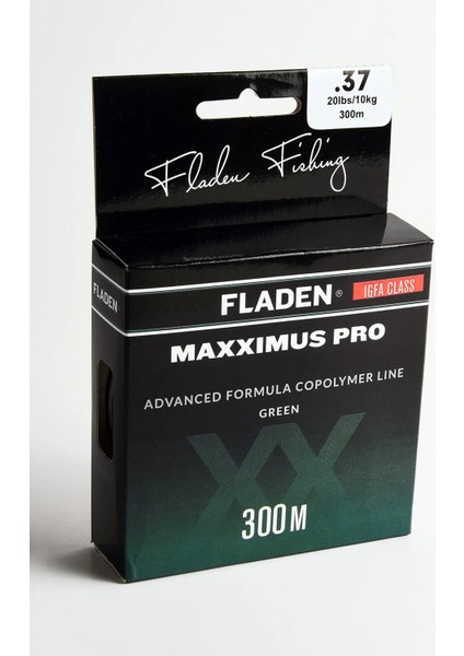 Maxxımus Pro Misina 300M. YEŞIL-0.42MM