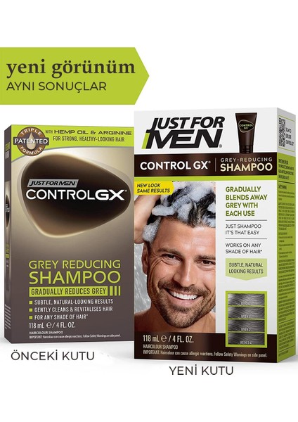 Just For Men Controlgx Gri Saçları Koyulaştıran Şampuan 118 ml