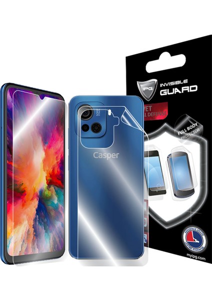 Casper Via F30 - F30 Plus Tam Kaplama (Ekran ve Arka Koruma)