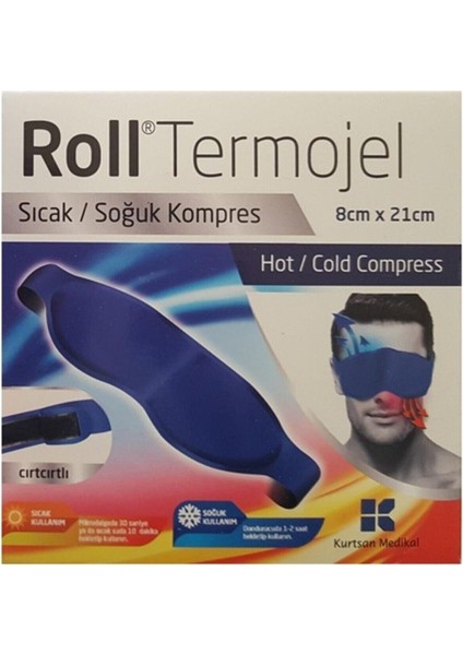 Termojel Göz Sıcak Soğuk Kompres Jel 8X21