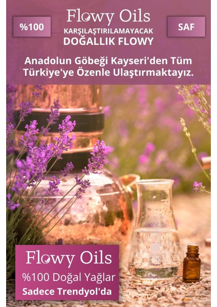 Flowy Oils Nane Yağı %100 Doğal Bitkisel Uçucu Yağ Peppermint Oil 100 ml