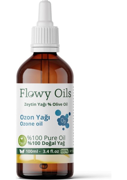 Doğal Ozon Yağı %100 Saf Zeytinyağlı Ozon Bakım Yağı Olive Ozone Oil 100 ml