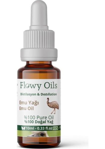 Emu Yağı %100 Doğal Bitkisel Uçucu Yağ Emu Oil 10 ml