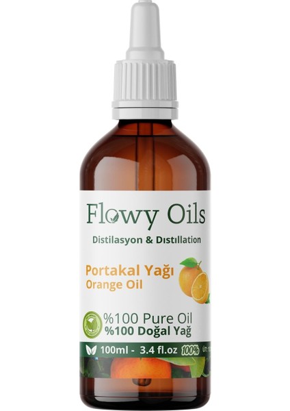 Portakal Yağı %100 Doğal Bitkisel Uçucu Yağ Orange Oil 100 ml