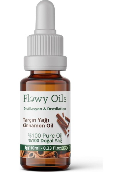 Tarçın Yağı %100 Doğal Bitkisel Uçucu Yağ Cinnamon Oil 10 ml