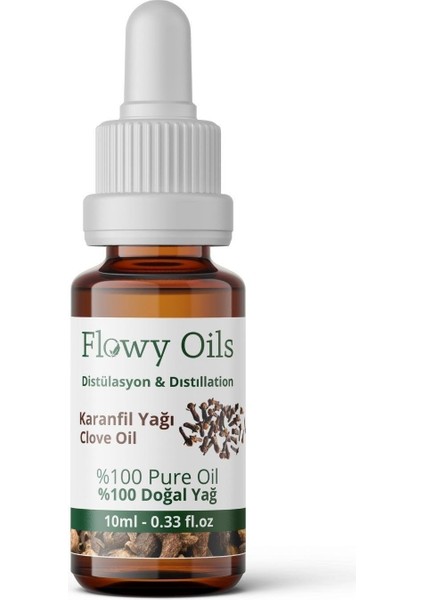 Karanfil Yağı %100 Doğal Bitkisel Uçucu Yağ Clove Oil 10 ml