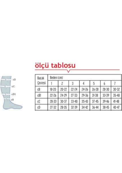 Varis Çorabı,Uyluk Boyu(Ag),Açık Burun,Hafif Basınç,Ccl1,Normal Boy,No:7 fiyatları