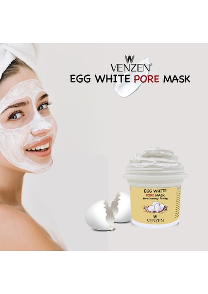 Egg White Pore Gözenek Temizleyici ve Sıkılaştırıcı Maske 125G