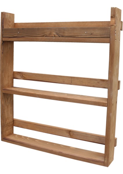 Torin Ahşap Raf Ladin-Göknar Kendin Yap 59 x 66 x 11 cm SZN51-TEAK - - - -