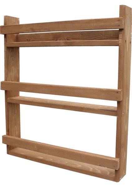 Torin Ahşap Raf Ladin-Göknar Kendin Yap 59 x 66 x 11 cm SZN51-TEAK - - - -