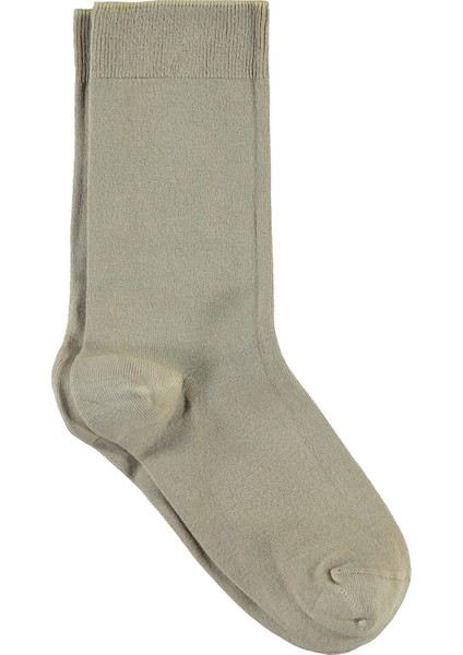 Kız Çocuk Bambu Soket Çorap 36-40 Numara Bej