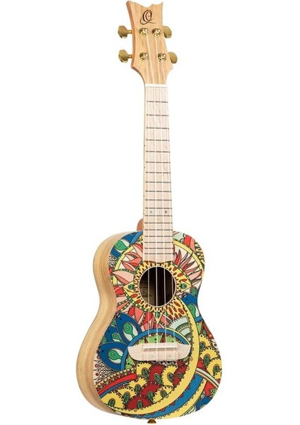 RUAR-MI Art Series Concert Ukulele (Mystic India)