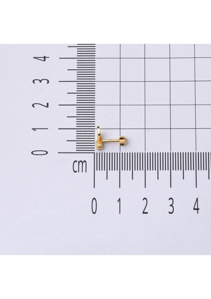 14 Ayar Altın Piercing Tragus Küpe