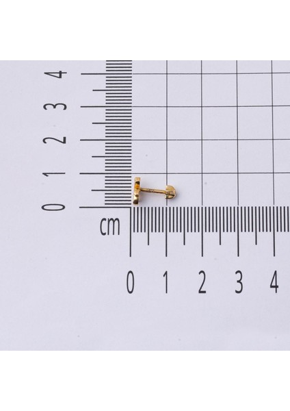 14 Ayar Altın Piercing Tragus Küpe