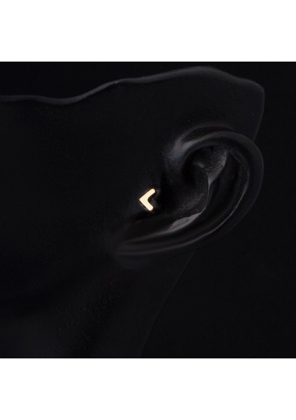 14 Ayar Altın Tragus Piercing Küpe