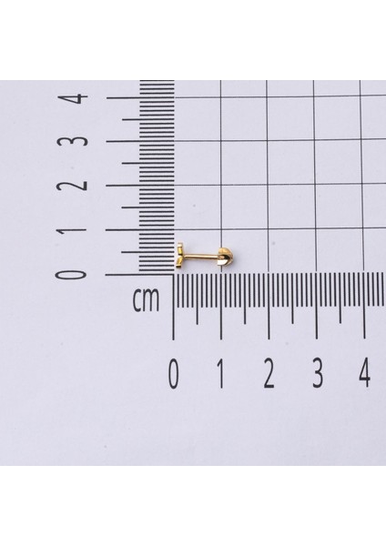 14 Ayar Altın Tragus Piercing Küpe