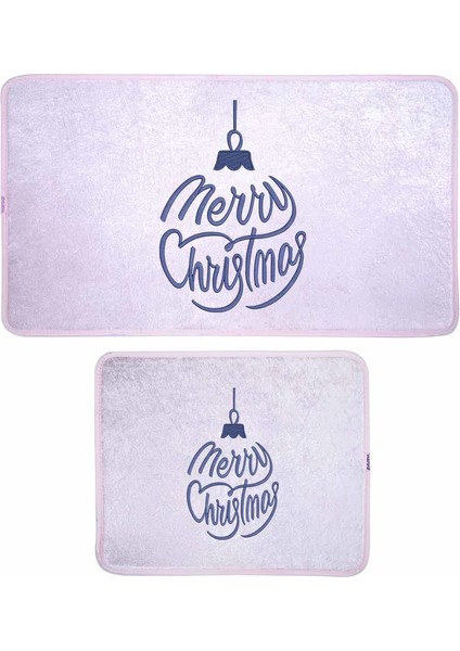 Merry Christmas 2li Banyo Paspas Takımı fiyatları
