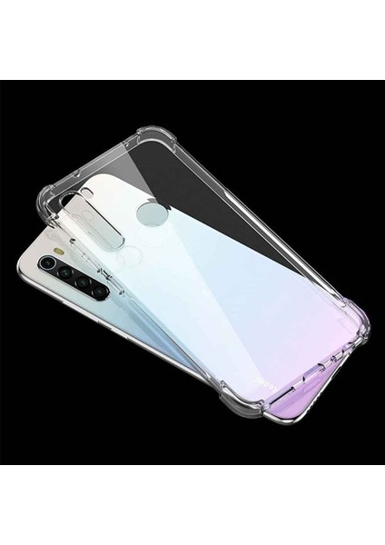 Xiaomi Redmi Note 8 Shock Absorbing Darbe Emicili Şeffaf Silikon Kılıf modelleri