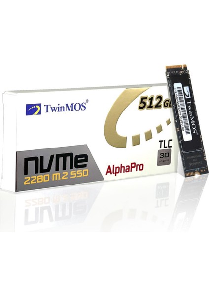 512GB M.2 Pcıe Nvme SSD (2455MB-1832MB/S) 3dnand