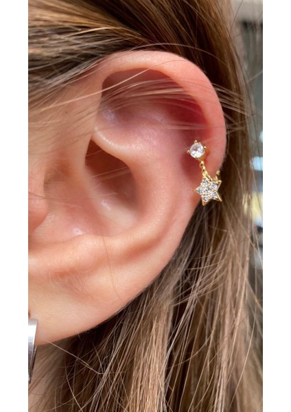 Cerrahi Çelik Tragus Helix Lobe Rook Uyumlu Halka Piercing fiyatları