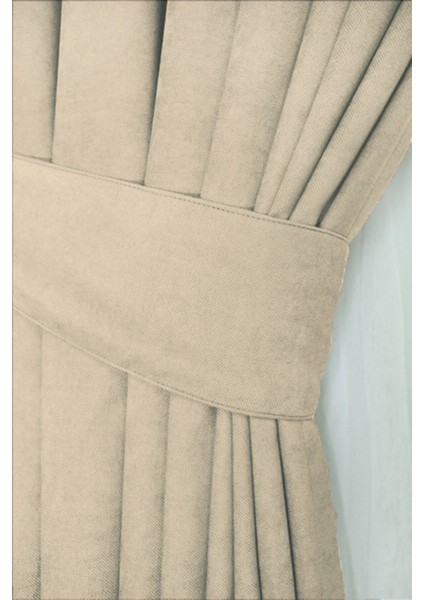 Bej Rengi Petek Kadife Dokulu Fon Perde Düz Dikişli Ekstrafor Büzgü 1.sınıf Kalite modelleri