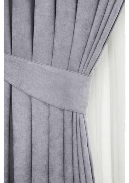 Açık Gri Petek Kadife Dokulu Fon Perde Düz Dikişli Ekstrafor Büzgü 1.sınıf Kalite modelleri
