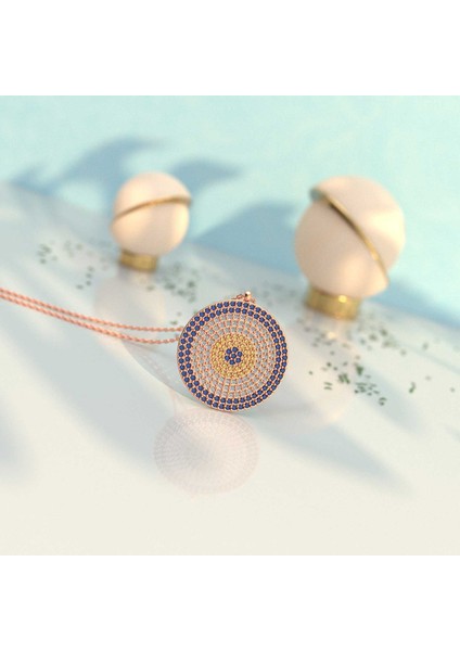 Nazar Boncuğu Rose Gümüş Kolye fiyatları