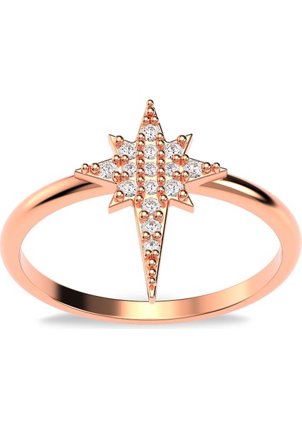 Kutup Yıldızı Rose Gümüş Yüzük fiyatları