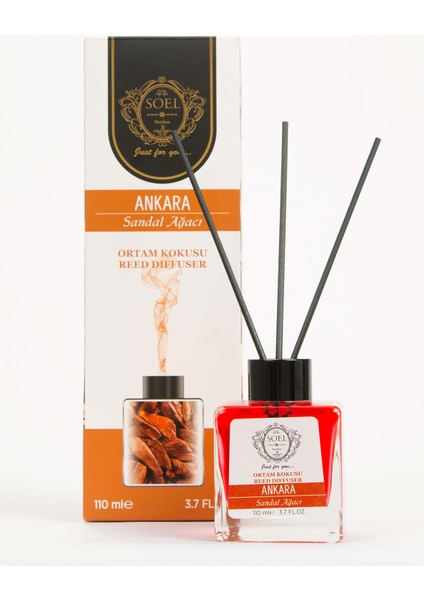 Sandal Oda Kokusu 110 ml Bambu Çubuklu Ortam Kokusu
