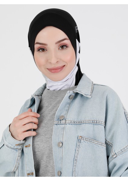 Spor Bone - Siyah Beyaz - Ecardin